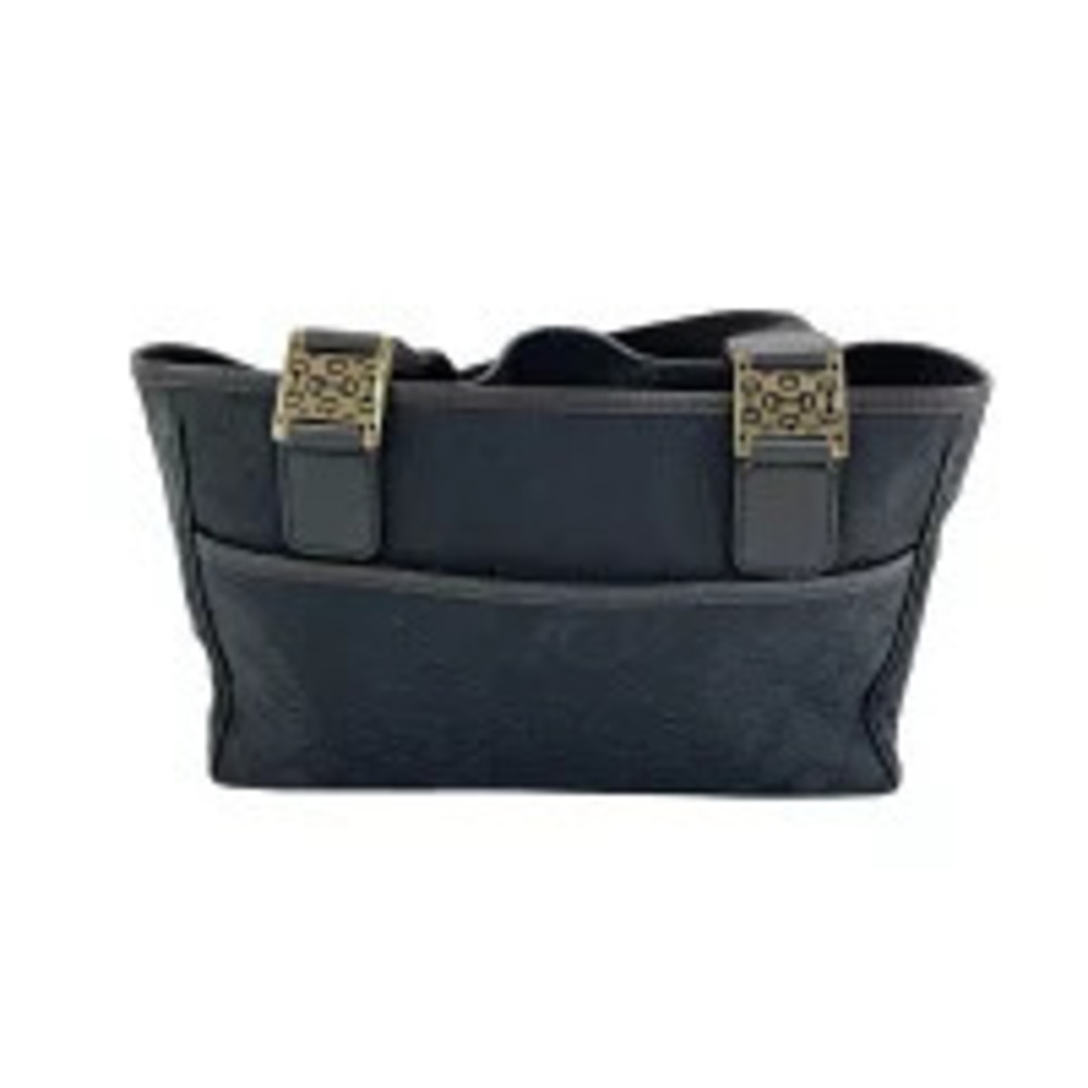 Gucci GG Canvas Shoulder Bag Black